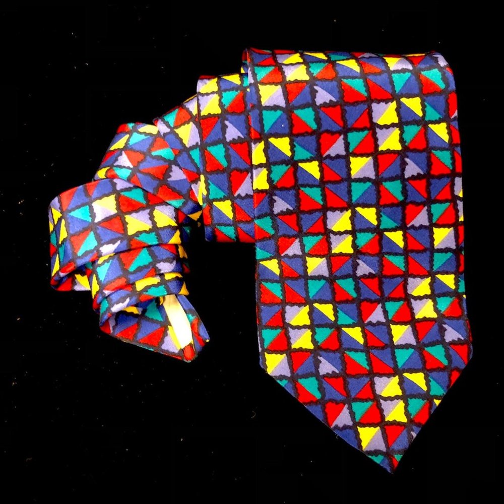 Missoni Geometric Silk Tie - Spain